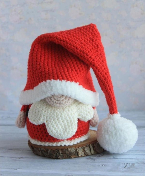 Gnomos amigurumi da sorte para presentear