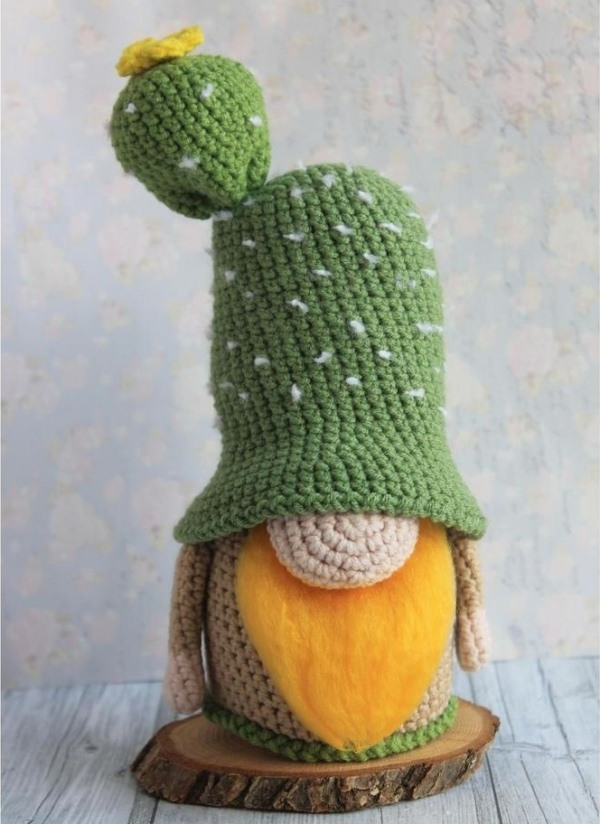 Gnomos amigurumi da sorte para presentear