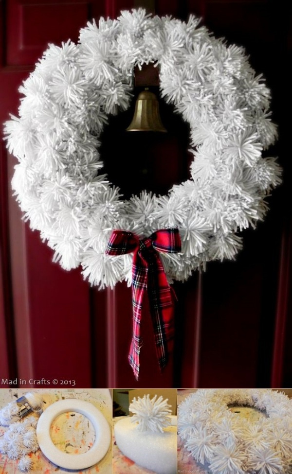 23 Ideias de como fazer enfeites de Natal com pompom