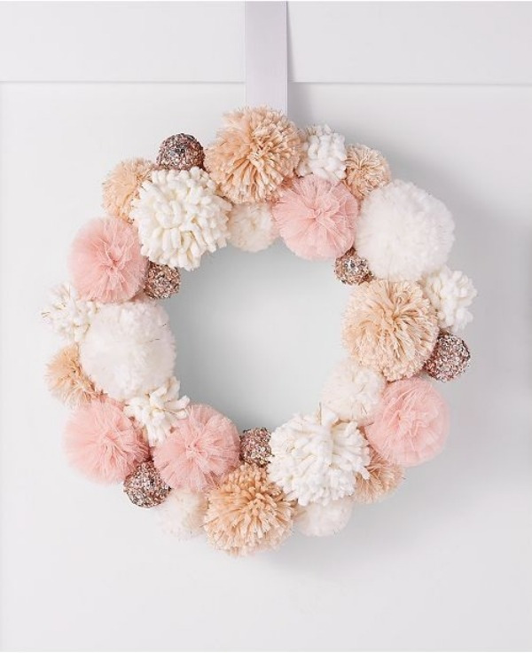23 Ideias de como fazer enfeites de Natal com pompom