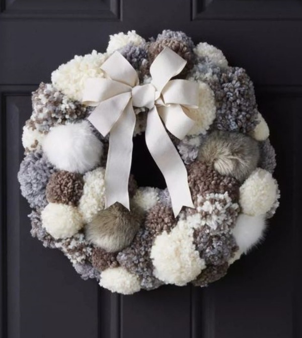 23 Ideias de como fazer enfeites de Natal com pompom
