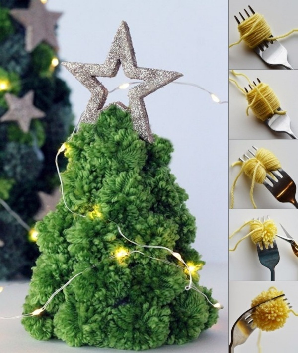 23 Ideias de como fazer enfeites de Natal com pompom