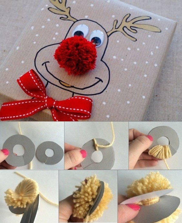 23 Ideias de como fazer enfeites de Natal com pompom