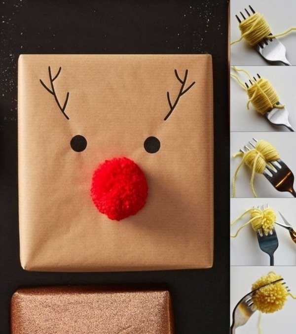 23 Ideias de como fazer enfeites de Natal com pompom