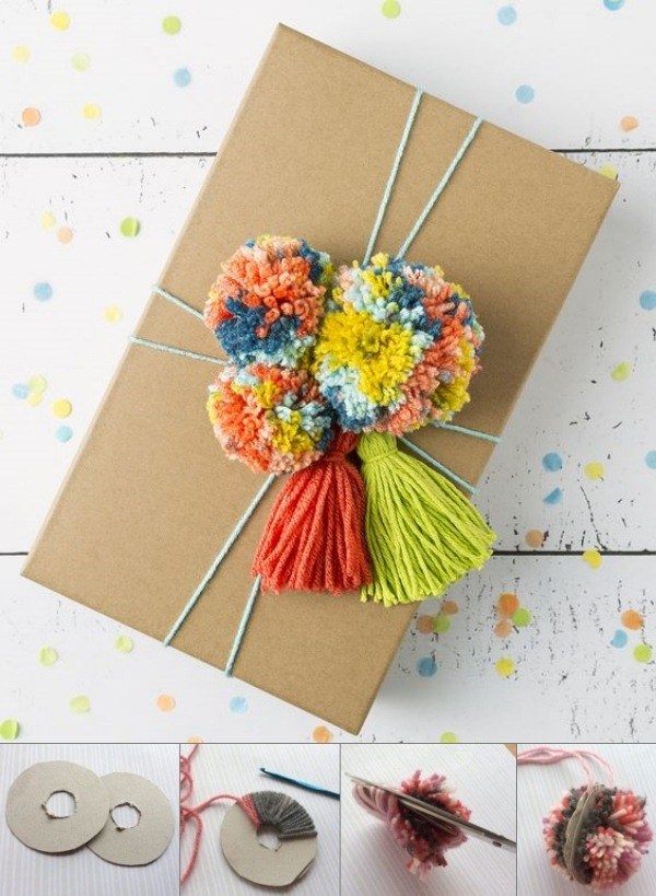 23 Ideias de como fazer enfeites de Natal com pompom