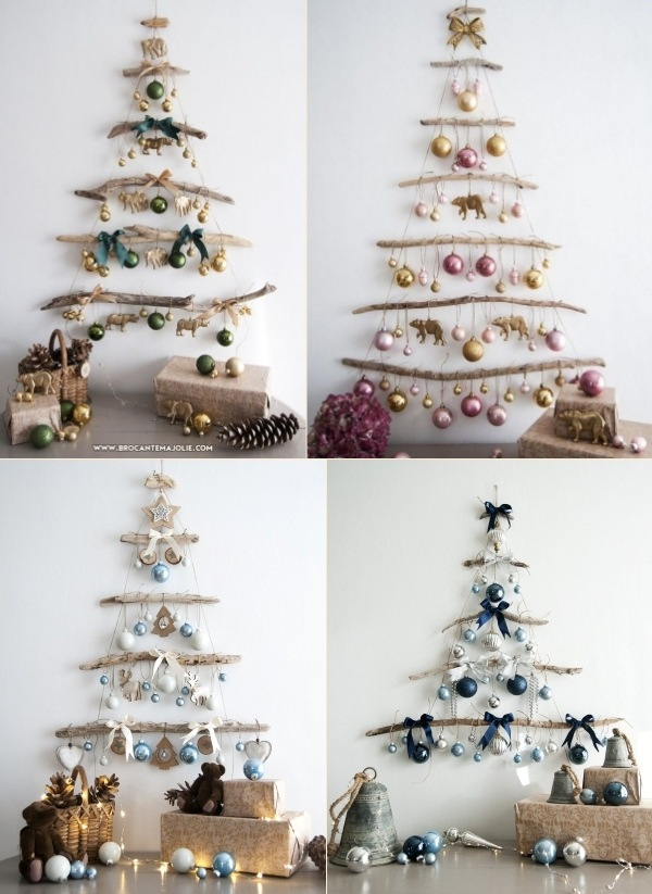 Preparando o Natal: 20 Modelos de Árvores de Natal Criativas e Econômicas