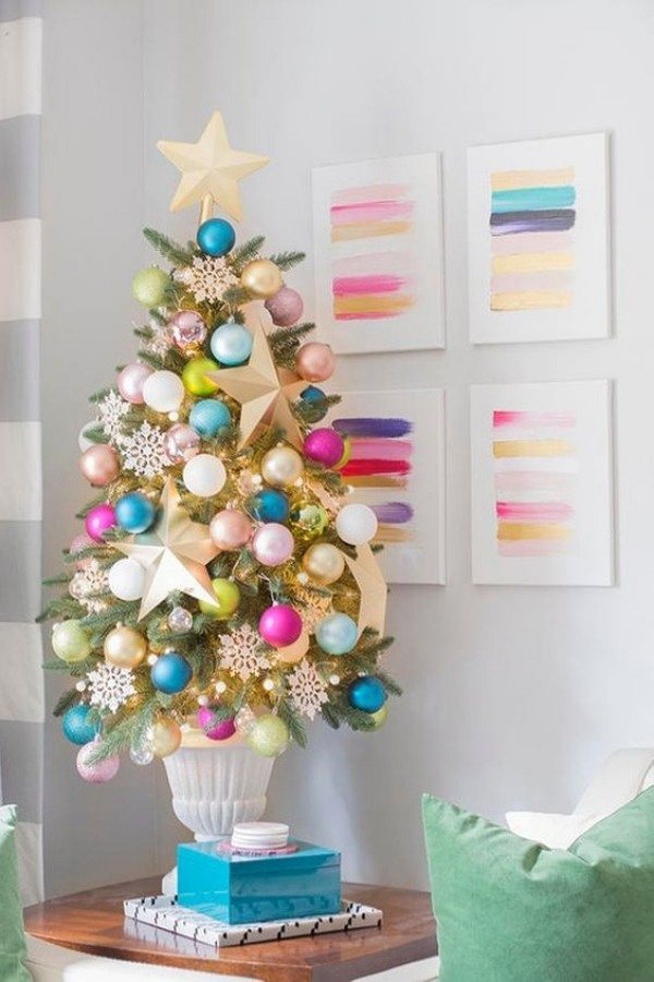Preparando o Natal: 16 ideias para montar a árvore de Natal