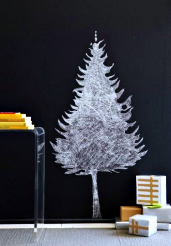 Desenhando o Natal: Árvore de Natal na lousa