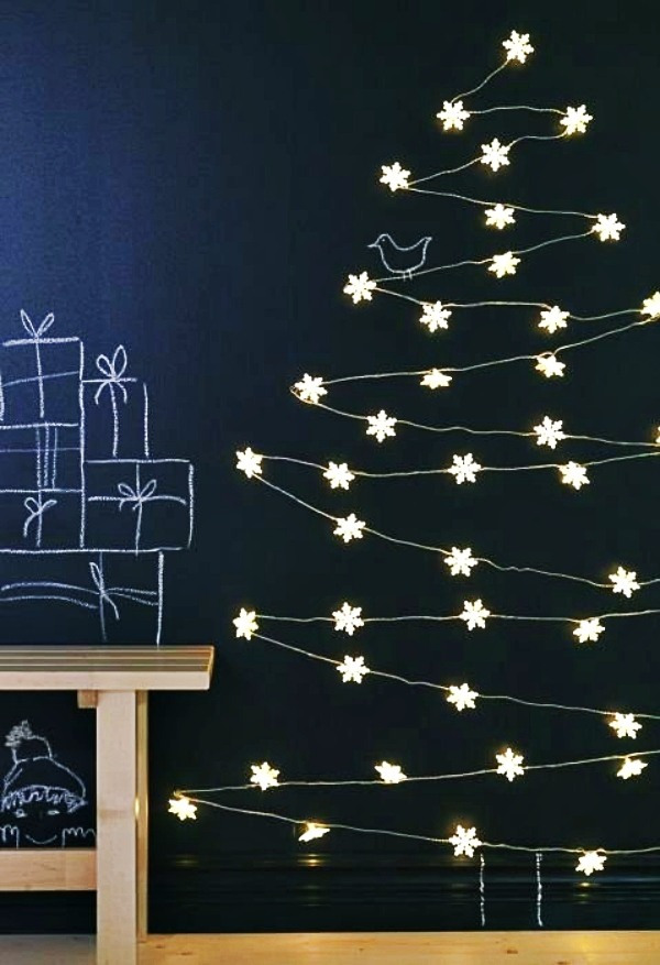 Desenhando o Natal: Árvore de Natal na lousa