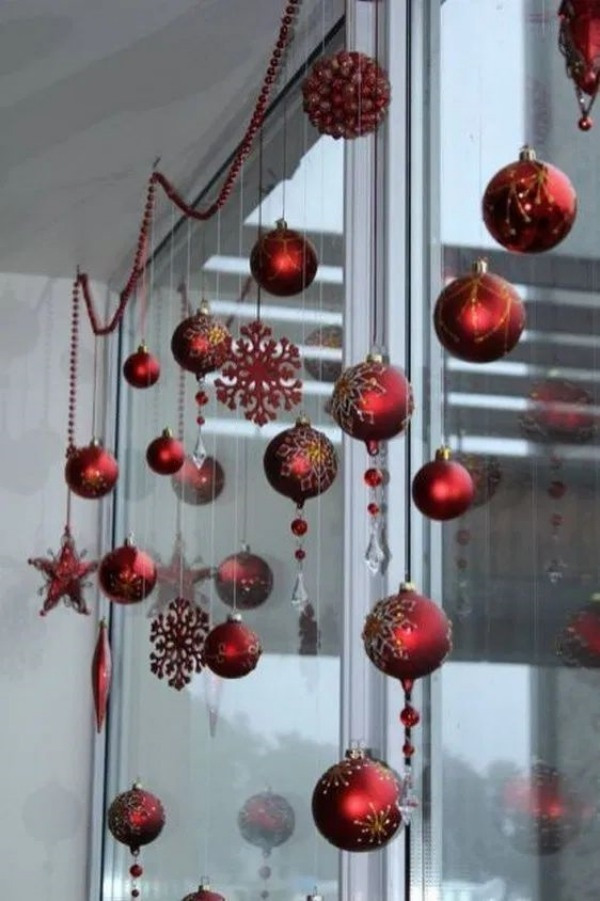 +17 ideias de decoração de Natal na janela