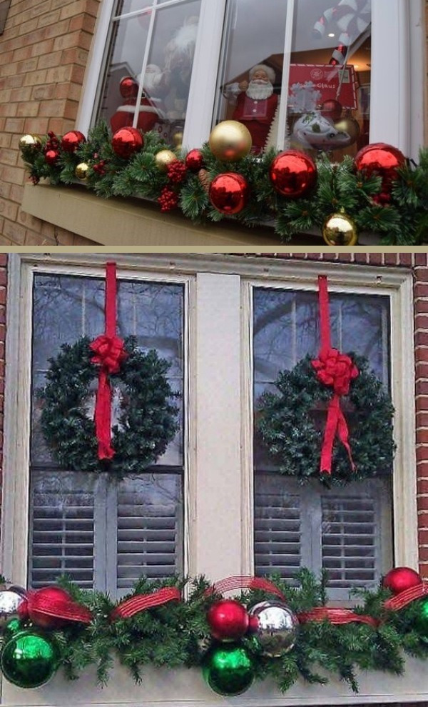 +17 ideias de decoração de Natal na janela