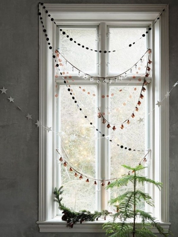 +17 ideias de decoração de Natal na janela