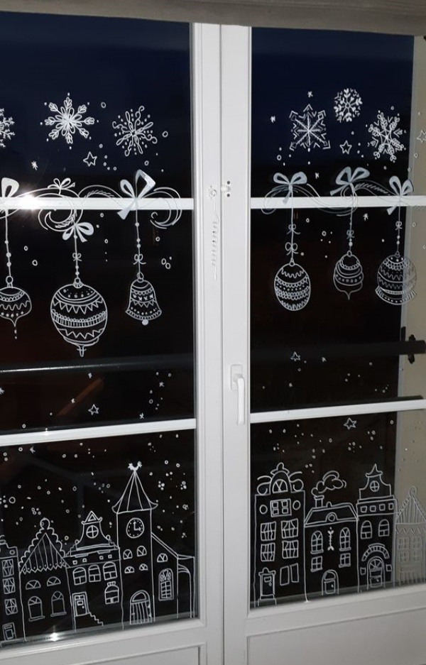 +17 ideias de decoração de Natal na janela