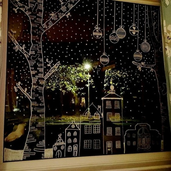 +17 ideias de decoração de Natal na janela