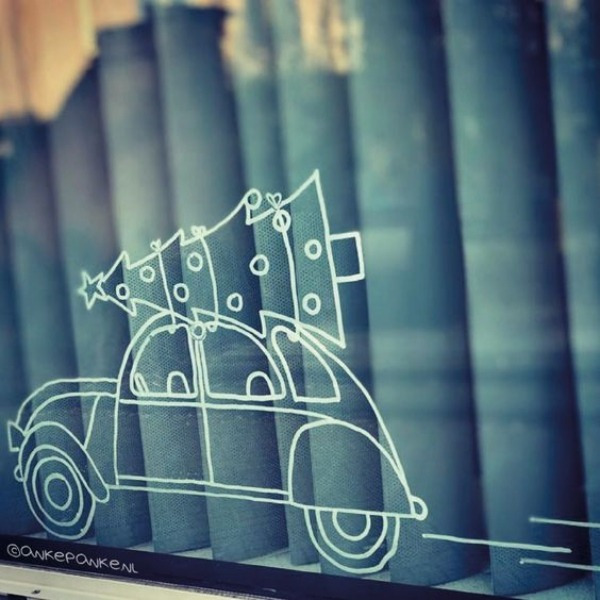 +17 ideias de decoração de Natal na janela