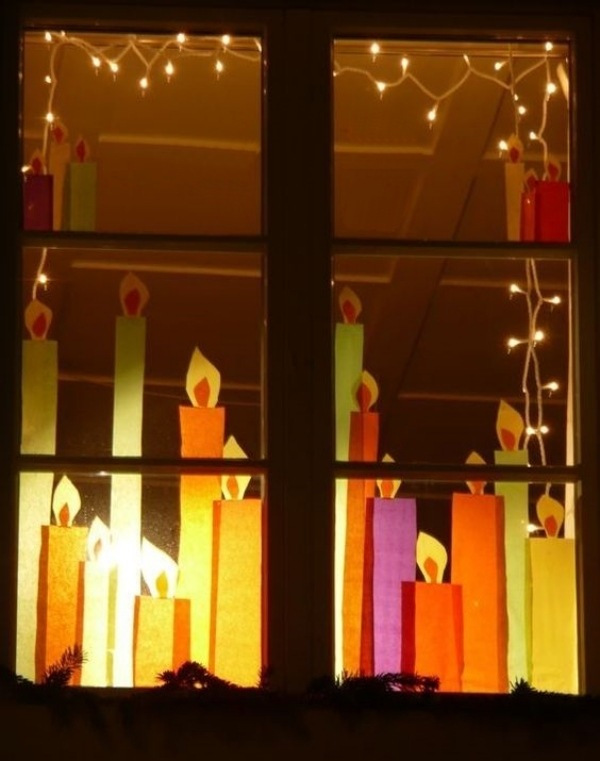 +17 ideias de decoração de Natal na janela