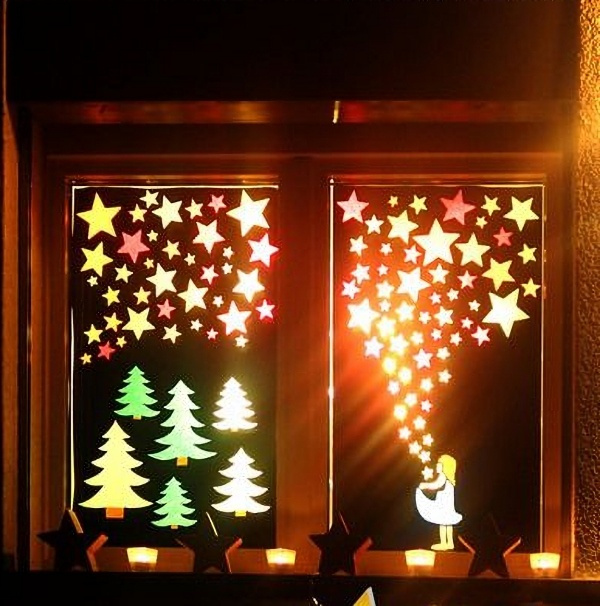 +17 ideias de decoração de Natal na janela