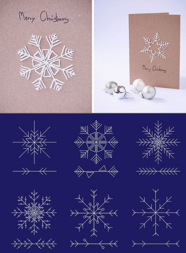 16 Ideias criativas de etiquetas e cartões de Natal