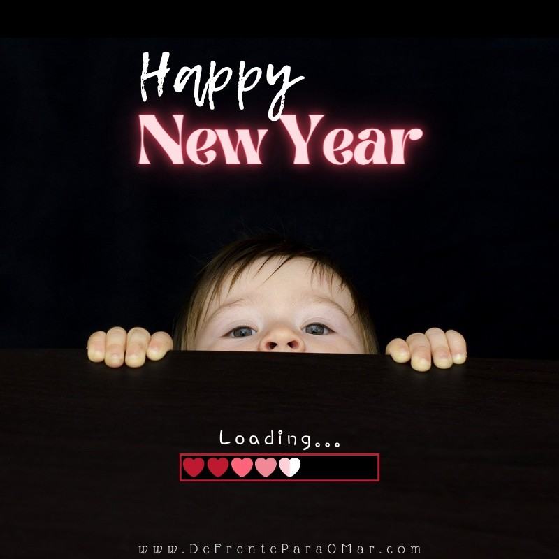 Cartão de Feliz Ano Novo, Mensagem Feliz Ano Novo