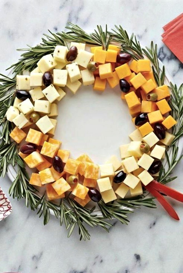 guirlanda de Natal comestível