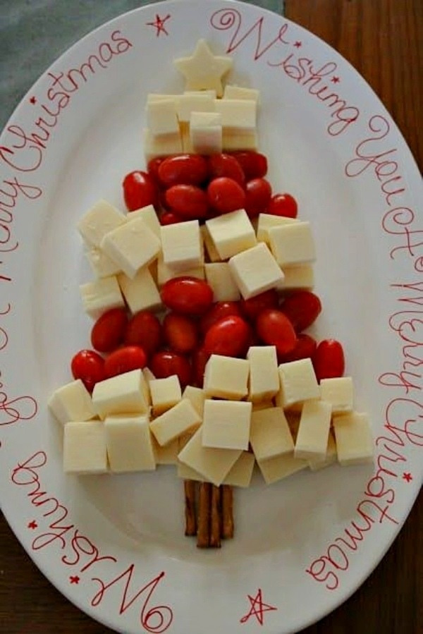 árvore de Natal comestível salgada