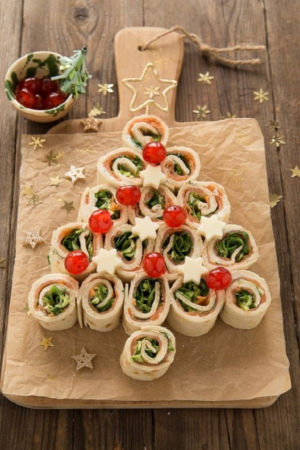 árvore de Natal comestível salgada