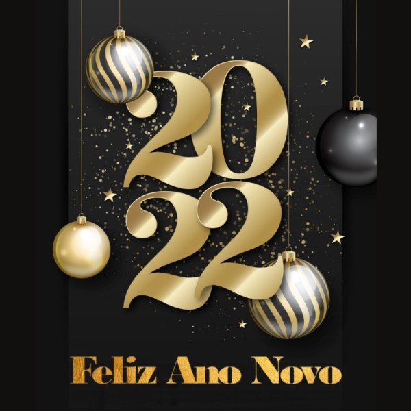 Lindos cartões com mensagem de Feliz Ano Novo para enviar