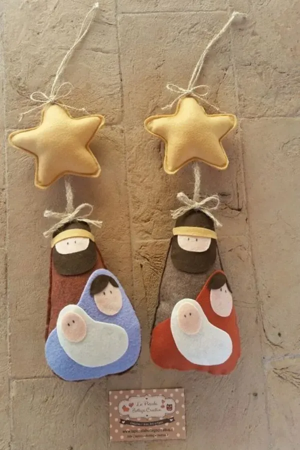 Preparando o Natal: O encanto do Natal com enfeites de feltro