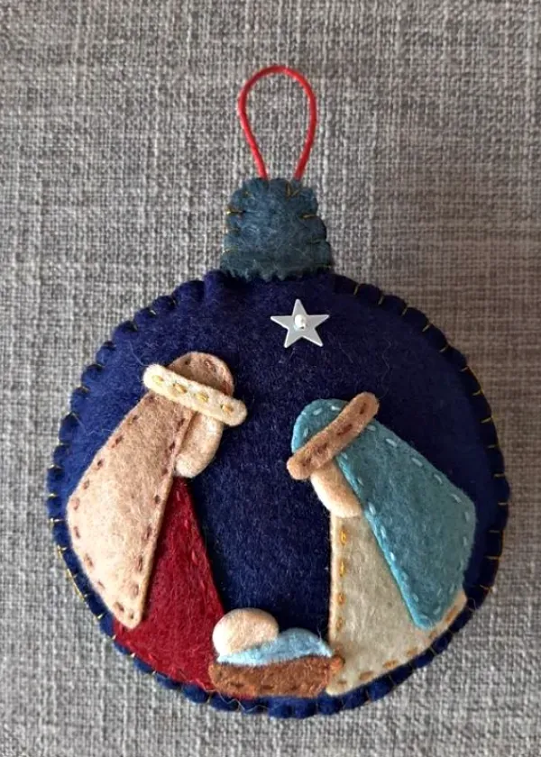 Preparando o Natal: O encanto do Natal com enfeites de feltro