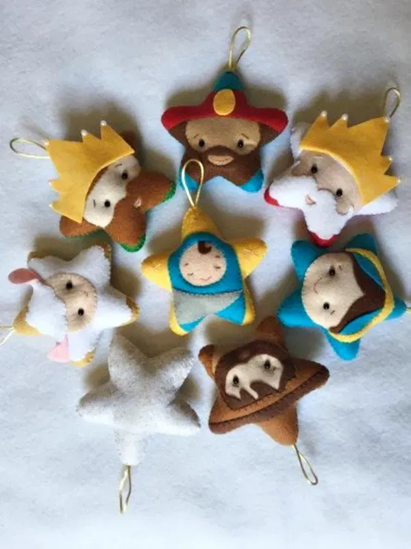 Preparando o Natal: O encanto do Natal com enfeites de feltro