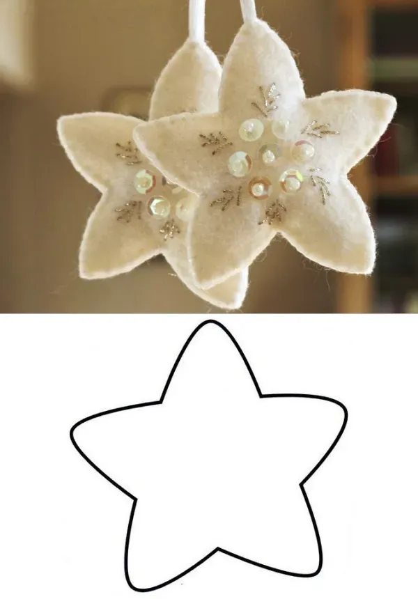 Preparando o Natal: O encanto do Natal com enfeites de feltro