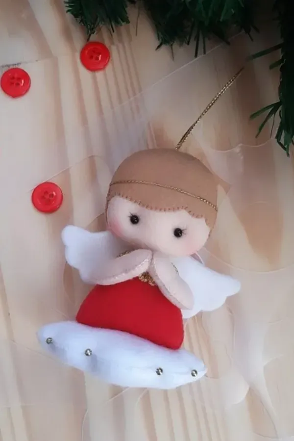 Preparando o Natal: O encanto do Natal com enfeites de feltro