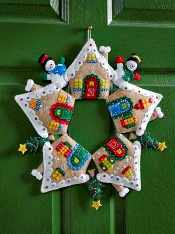 Preparando o Natal: O encanto do Natal com enfeites de feltro