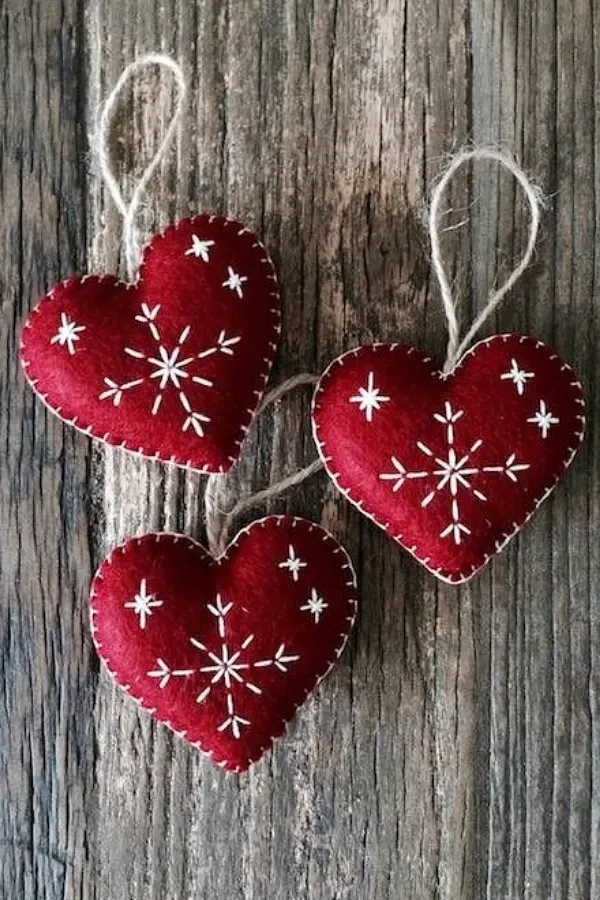 Preparando o Natal: 23 Ideias de enfeites de Natal com feltro