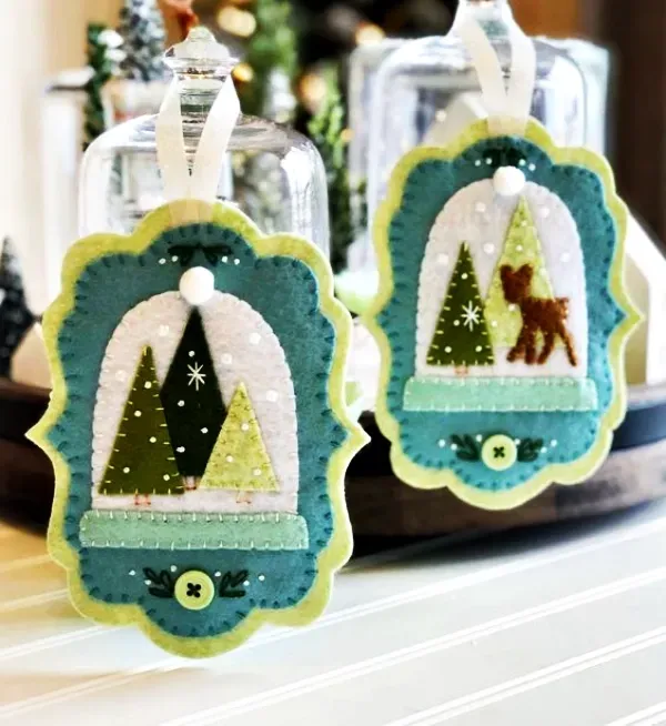Preparando o Natal: 23 Ideias de enfeites de Natal com feltro