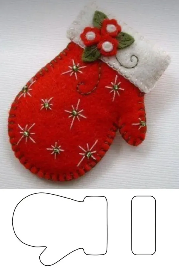 Preparando o Natal: 23 Ideias de enfeites de Natal com feltro