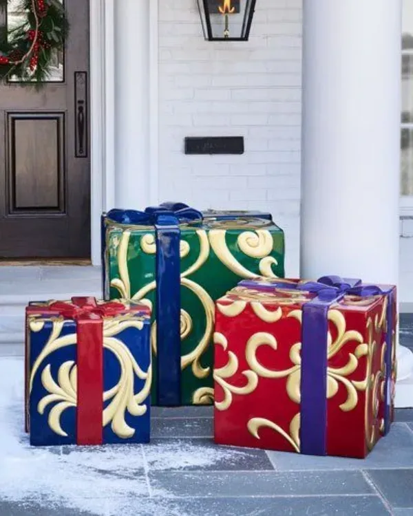 Preparando o Natal: Super ideias de enfeites de Natal gigantes