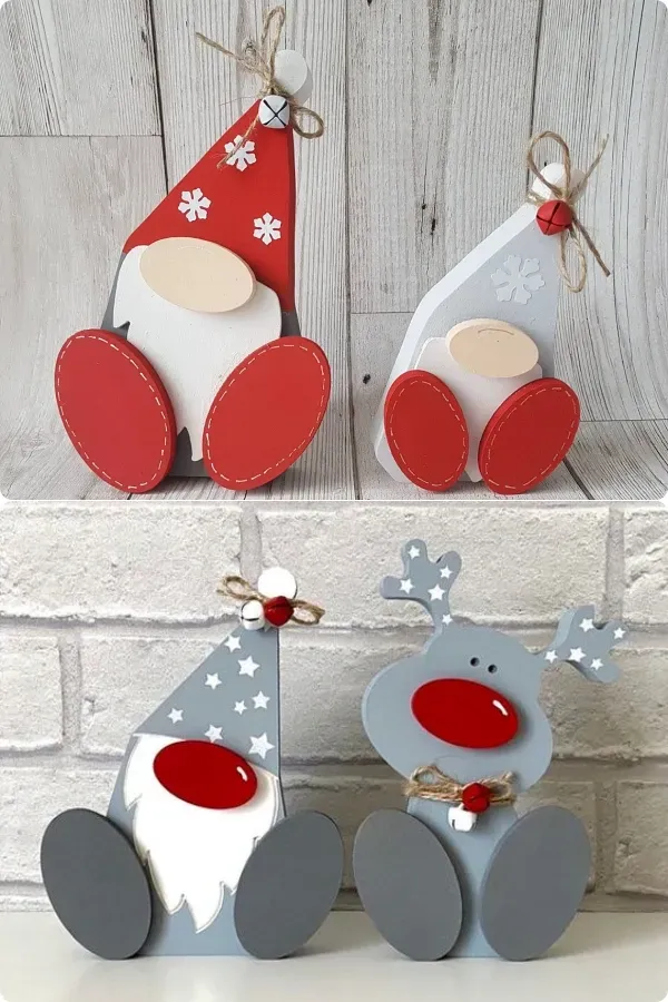 Preparando o Natal: Ideias de Gnomos da sorte de Natal