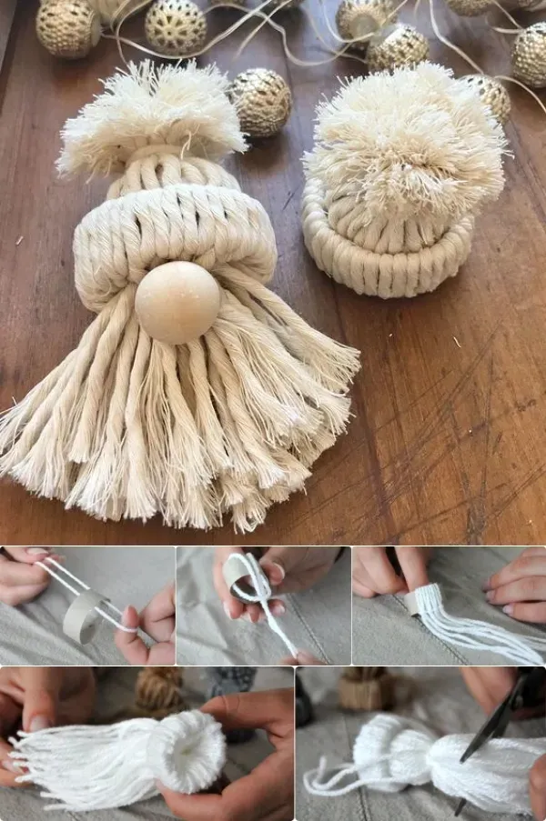 Preparando o Natal: Enfeites de Natal com gnomos da sorte