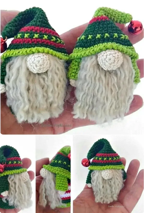 Preparando o Natal: Enfeites de Natal com gnomos da sorte
