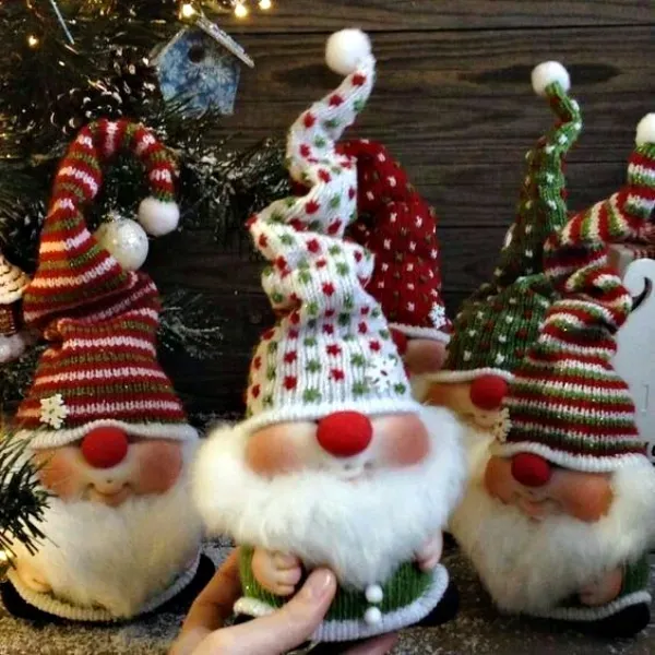 Preparando o Natal: Enfeites de Natal com gnomos da sorte