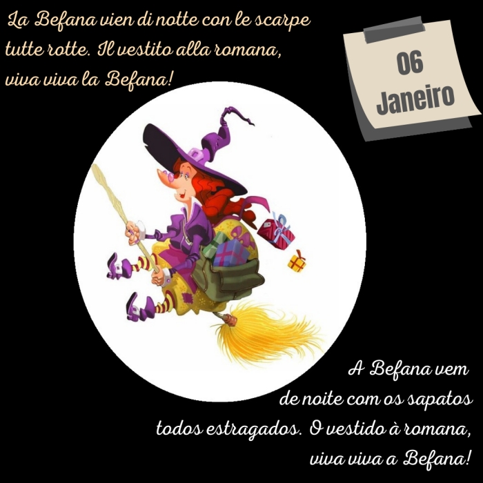 O Dia dos Reis Magos e a bruxa Befana, na Itália!