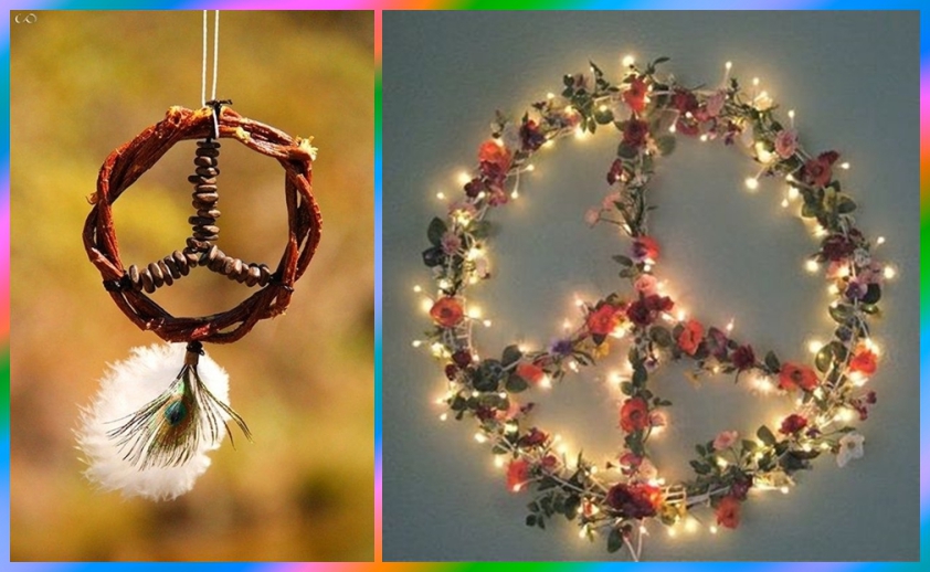 Decoração paz e amor - DIY