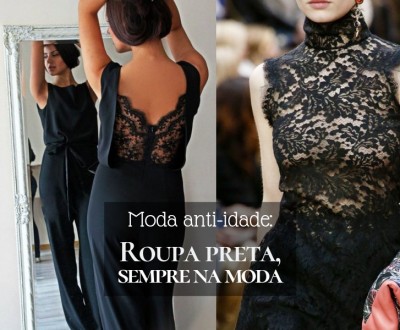 Roupas pretas nunca saem de moda
