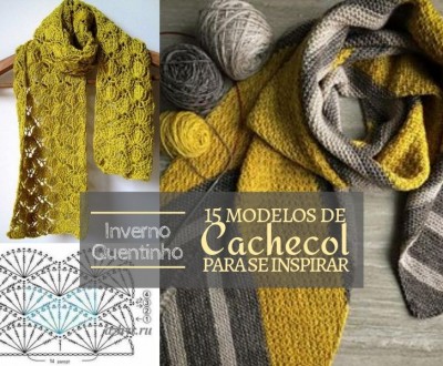 Inverno Quentinho: 15 modelos de cachecol para se inspirar