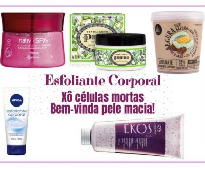 Esfoliante corporal : Pele macia e com vida!