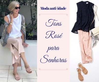 Moda anti-idade: moda rosé para senhoras