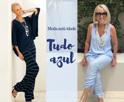 Moda anti-idade: Tudo Azul!