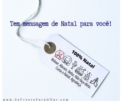 Tem mensagem de Natal para você!