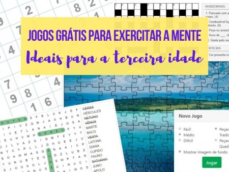 Jogos grátis para exercitar a mente: ideais para a terceira idade! ⋆ De ...